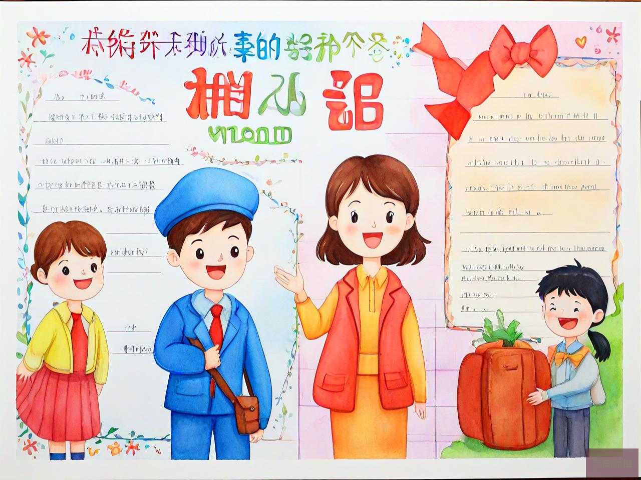 送给老师和同学的寄语