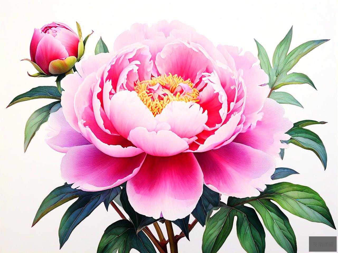 既像牡丹又像芍药的花