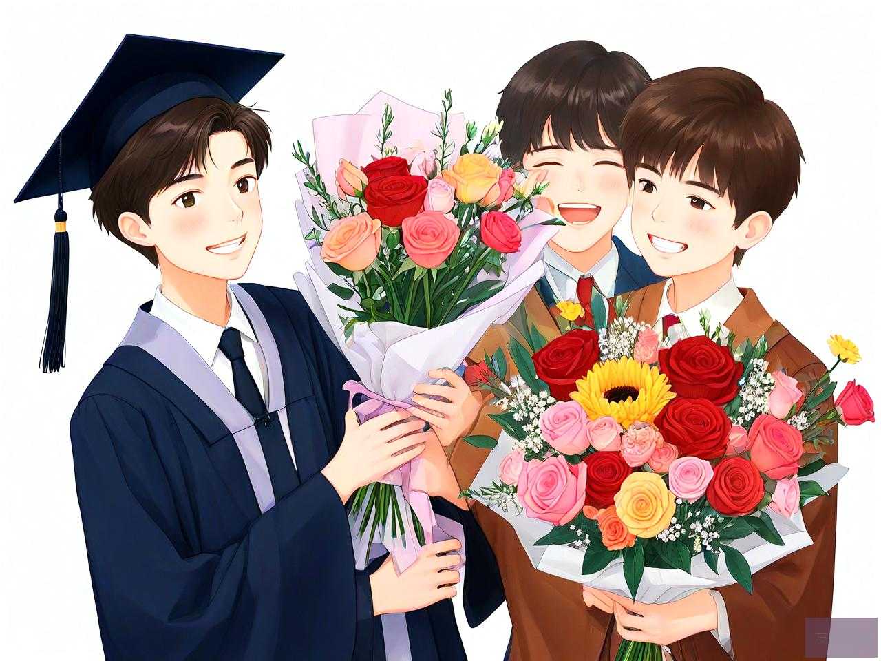 毕业送花送什么花男生