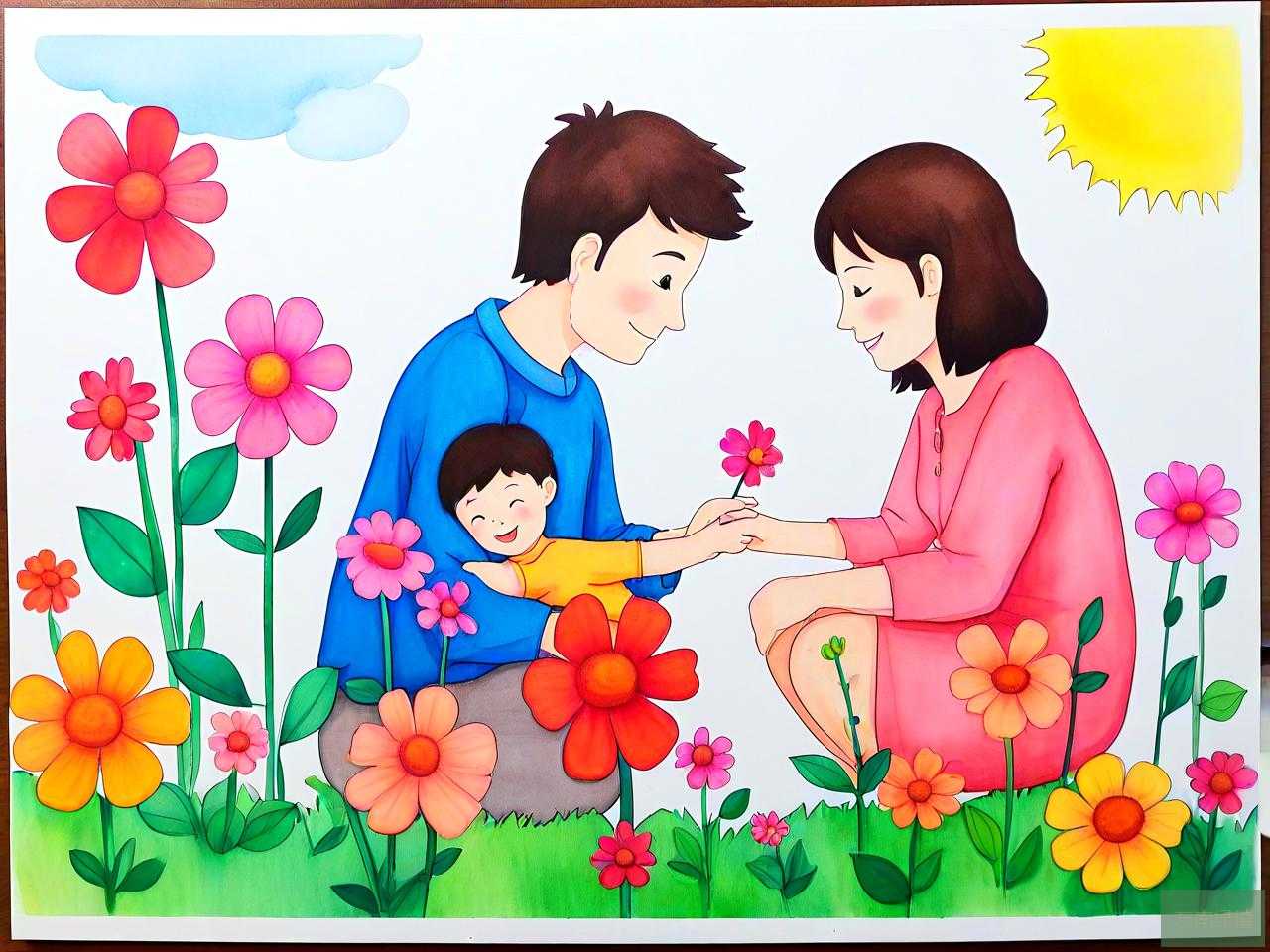 父母送孩子什么花合适