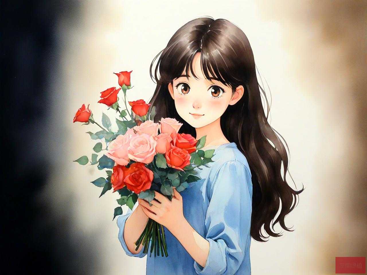 追女生第一次送什么花