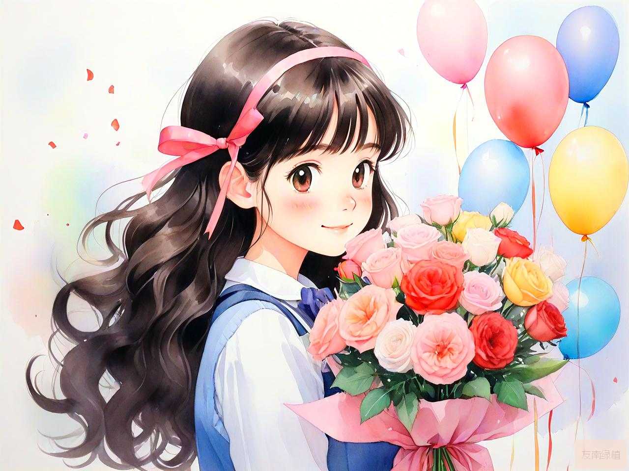 高中女孩生日送什么花